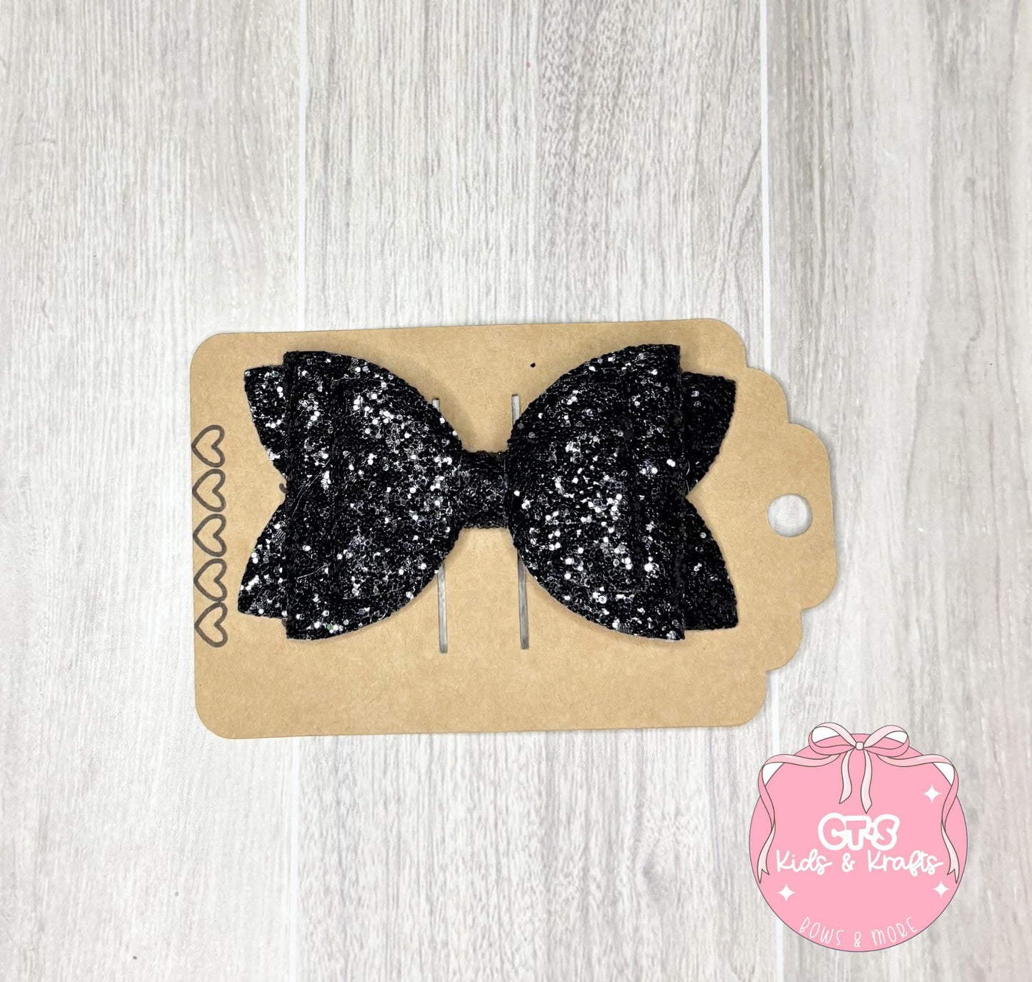 Black glitter