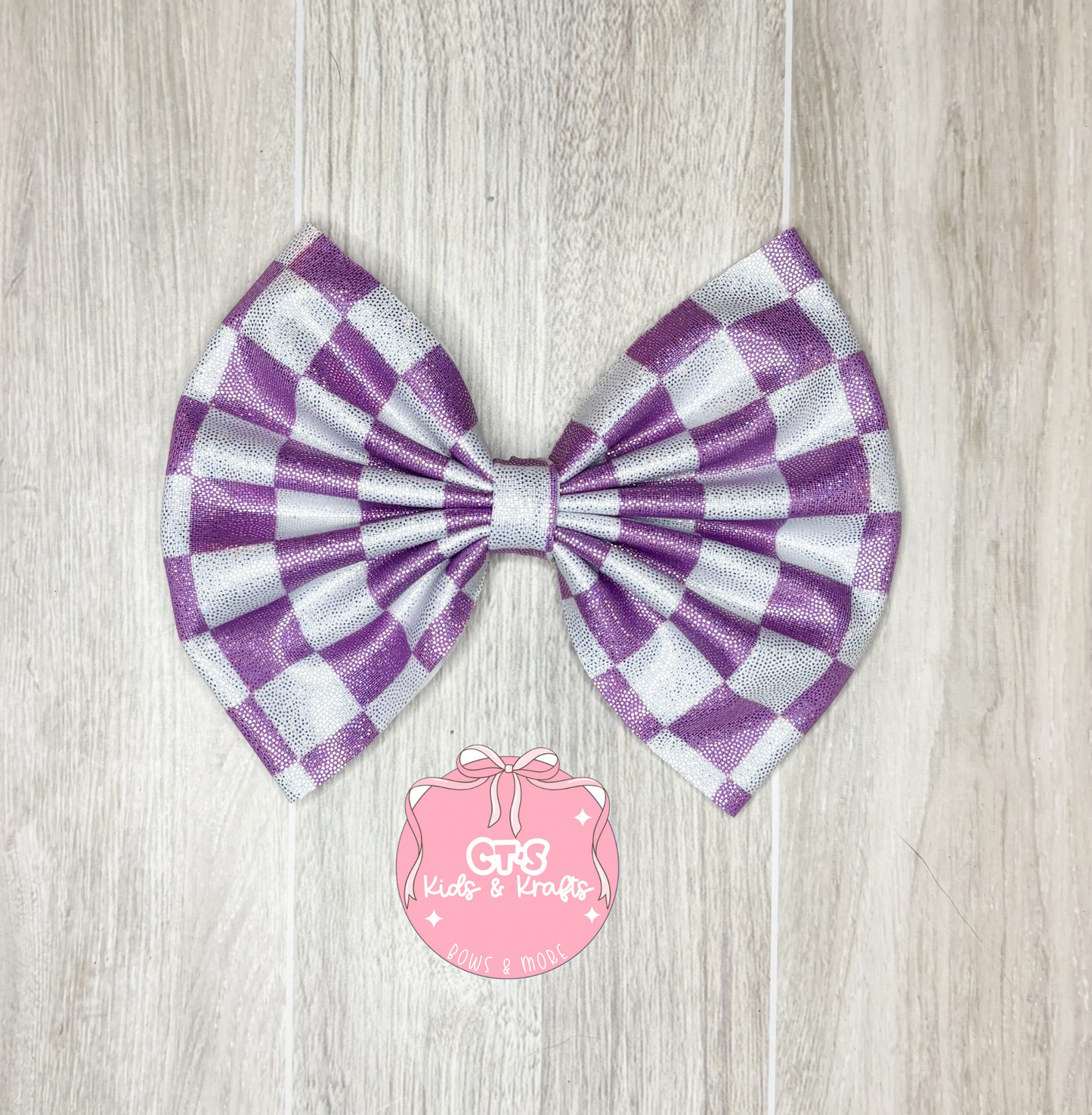 Purple checker holo- 5 inch