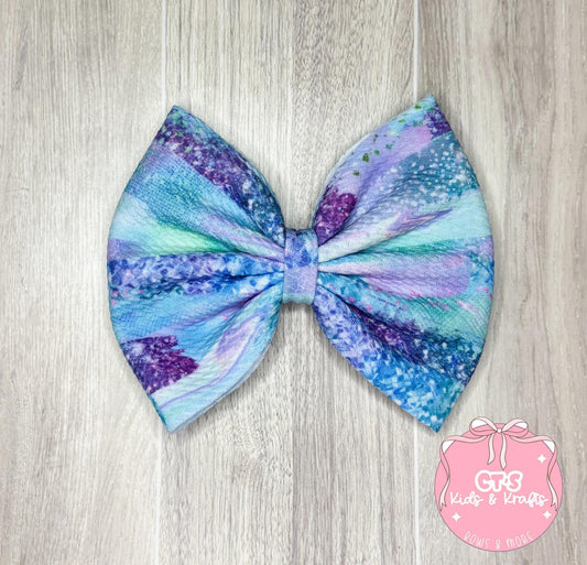 Blue/ purple brushstroke- 5 inch