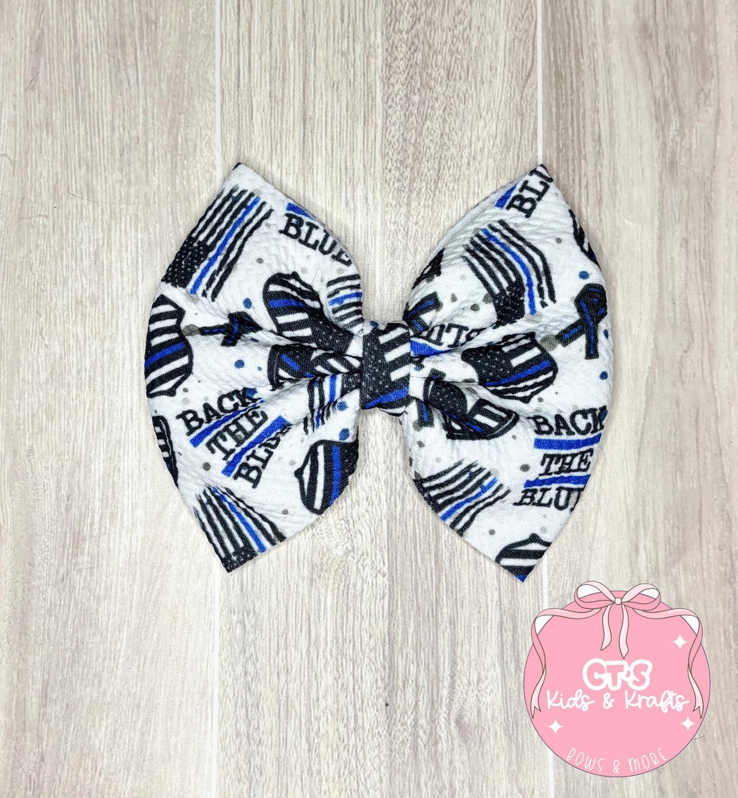 Back the blue- 5 inch