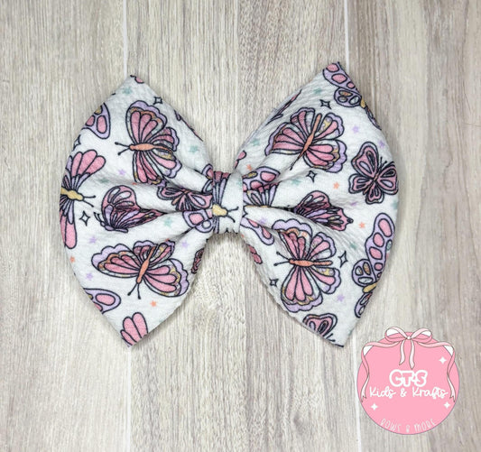 Pink butterflies- 5 inch