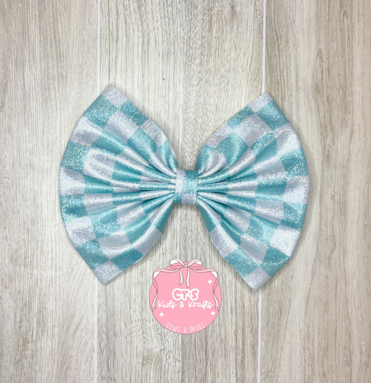 Blue checker holo- 5 inch